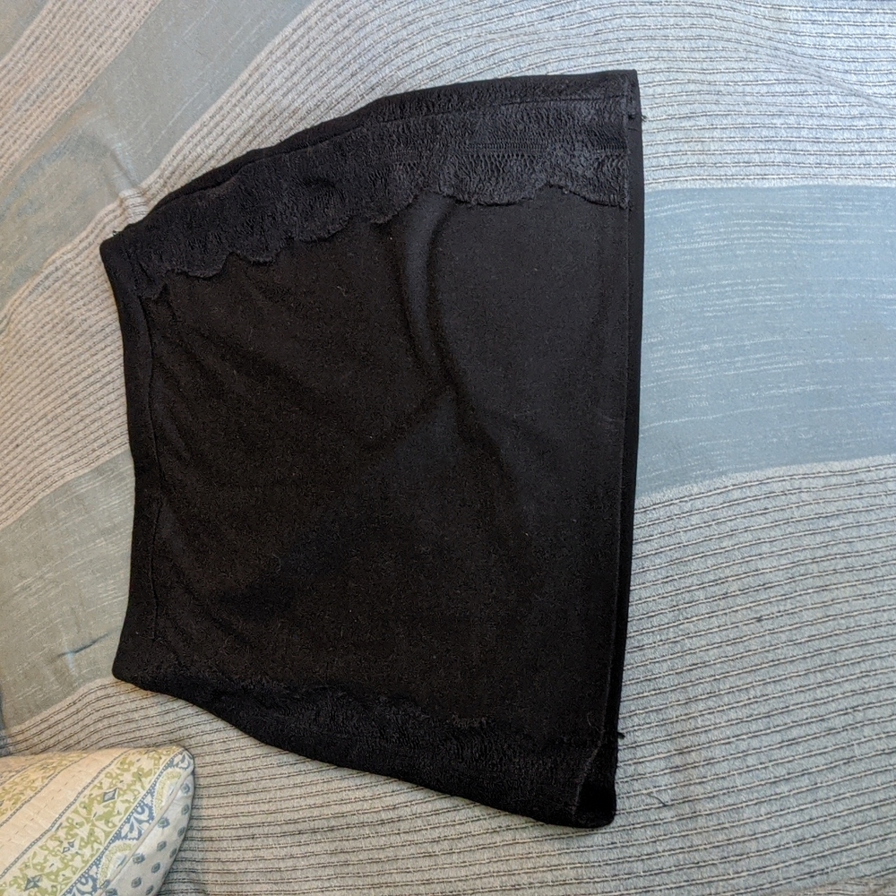 ❣️Black straight knee length skirt